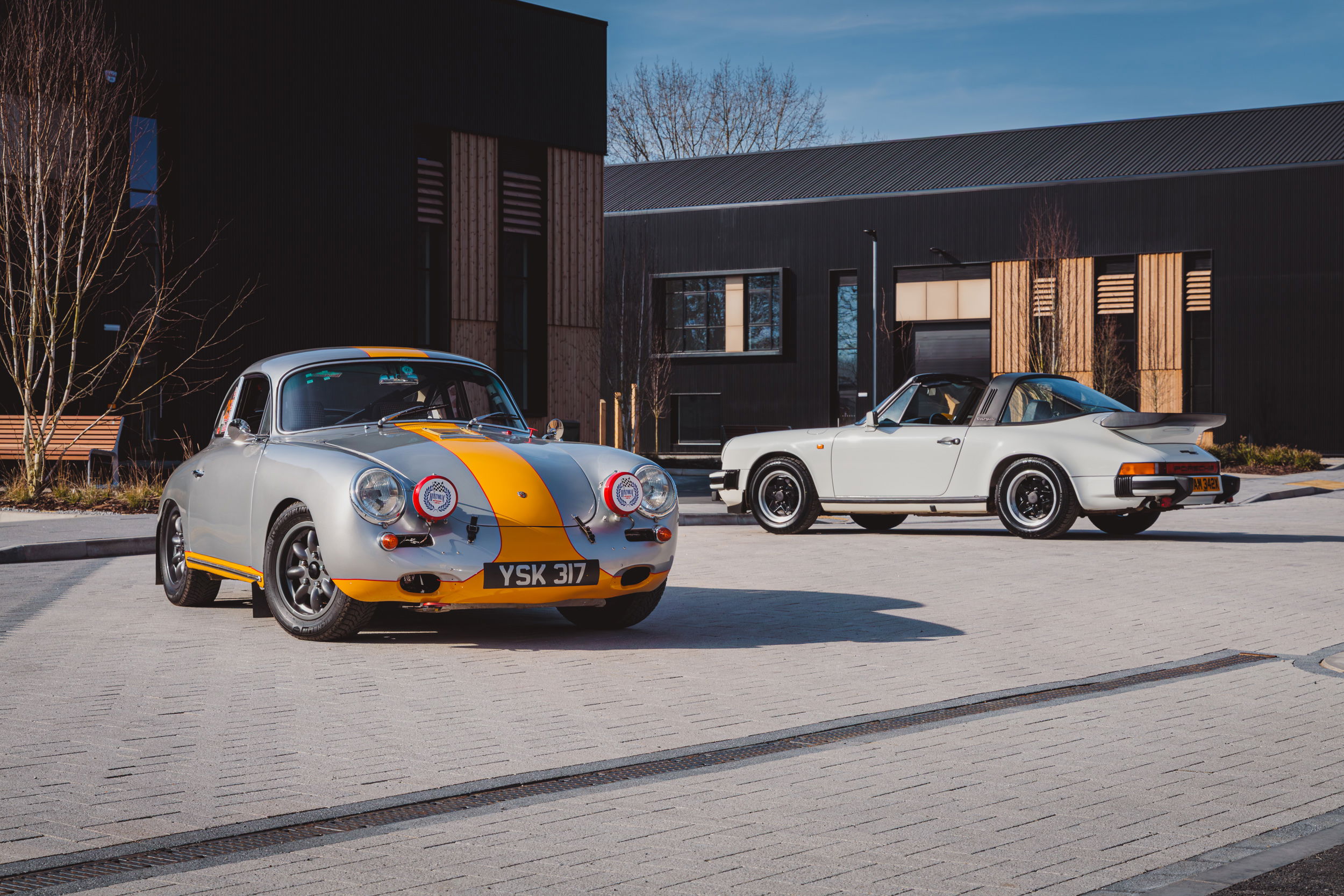 Pair of Porsches